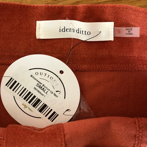 Idem Ditto Faux Suede Miniskirt - Picture 2 of 4